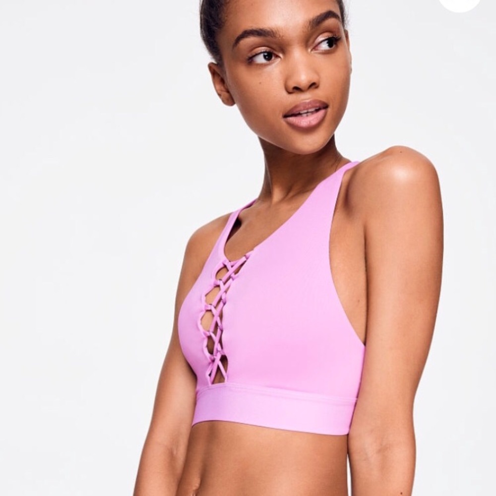 NWT PINK Victoria’s Secret Racerback Sports Bra